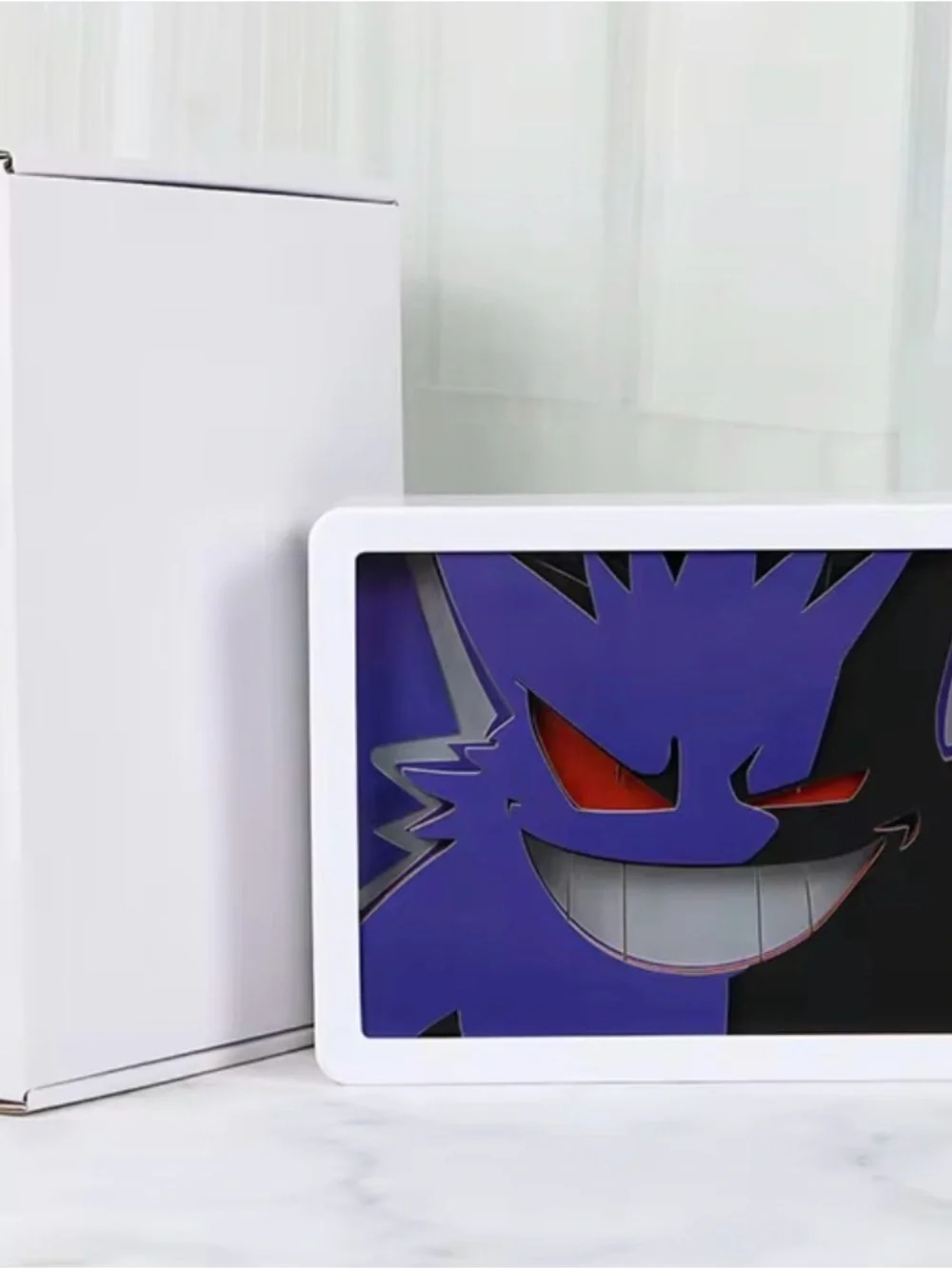 Gengar 3D Carving Night Shadow Light Box Decor